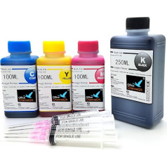 400 ml tintes uzpildes tvertne Epson T1811 Black T1812 Cyan T1813 Magenta T1844 Yellow priekš Expression Home XP 102 XP 202 XP 205 XP 30 XP 302 XP 305 XP 402 XP 405 Epson