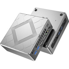 NiPoGi CK10 Mini PC Ιntel Core i5-11320H (līdz 4,5 GHz), 16GB RAM 512GB M.2 SSD Mini galddators, ar 3 blokiem 4K UHD/WiFi 5/BT 4.2, piemērots skolām un skolēniem