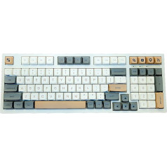 Механическая клавиатура Reasung PBT Keycaps 120 клавиш в минималистическом стиле для геймеров ПК Windows и Mac Switch MX Cherry Profile (только клавиши)