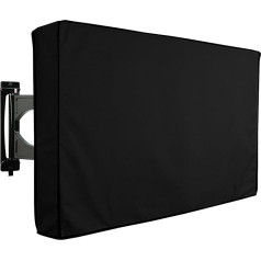 KHOMO GEAR Outdoor TV Cover, Panther Series, Universal Weatherproof Protector for 22-24 inch TVs, Fits Most Mounts