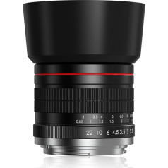 E stiprinājuma objektīvs priekš Sony - 85mm f1.8 objektīvs Manuālais portretu objektīvs priekš Sony A9 A7R A7S A7 A7 A6700 A6500 A6400 A6300 A6000 A5100 A5000 NEX-7 NEX-6 NEX-5T NEX-5T NEX-5 Retc utt.