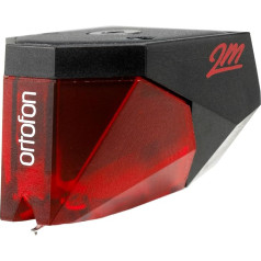 Ortofon 2M Red - Moving Magnet Tonabnehmer mit elliptischem Nadelschliff - Allrounder | offener und dynamischer Klang | rot/schwarz