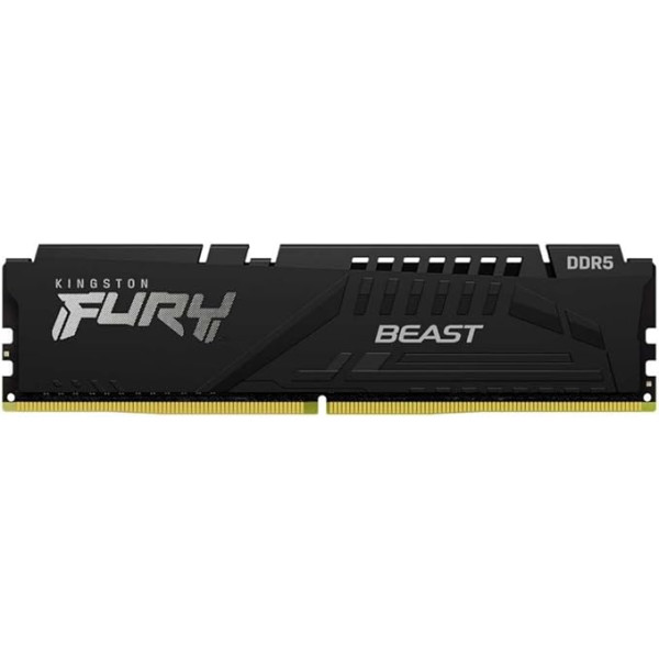 Kingston Fury Beast Black EXPO DDR5 8GB 5200MT/s DDR5 CL36 DIMM galddatora spēļu atmiņas modulis - KF552C36BBE-8