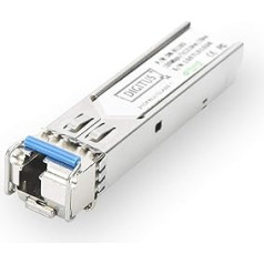 DIGITUS Gigabit SFP modulis, HP saderīgs, Mini GBIC, vienmodu, LC Simplex (BiDi), Tx 1310nm / Rx 1550nm, 20 km, 1,25 Gbit/s