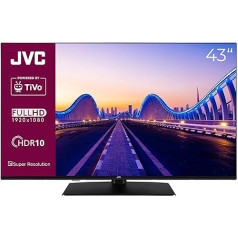 JVC 43 collu televizors/TiVo Smart TV (Full HD, HDR, trīskāršais uztvērējs, iekļauts 6 mēnešu HD+) LT-43VF5355