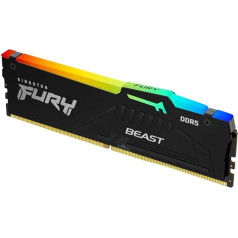 Kingston Fury Beast Black RGB Expo 8GB 5200MT/s DDR5 CL36 DIMM Desktop Gaming Memory Single Module - KF552C36BBEA-8