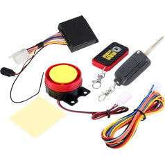 Anti-theft device, 12 V, 125 dB, motorcycle system, remote control, universal