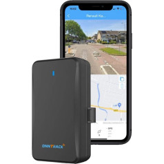 Onntrack Portable Pro+ GPS Tracker - bezmaksas izsekošana uz mūžu, automašīnai, kravas automašīnai, RV, piekabei, reāllaika atrašanās vietas noteikšana, ūdensizturīgs, magnētiskais turētājs, viegla uzstādīšana, lietotnes un tīmekļa pi