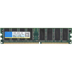 Tosuny 1G Desktop Memory, 1GB 333MHz 2.5V 184-Pin DDR-PC-2700 Desktop datoru atmiņa RAM, saderīga ar Intel un AMD pamatplatēm