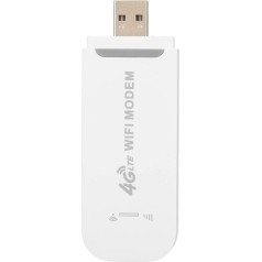 4G LTE USB WiFi modema dongle bezvadu maršrutētājs ar SIM kartes slotu, mobilās ātrgaitas interneta ierīces ar 150 Mbps, atbalsts 10 lietotājiem