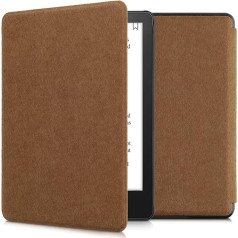 kwmobile Case Compatible with Amazon Kindle Paperwhite (11th Gen - 2021) - Felt Fabric eReader Protective Cover Case - Brown