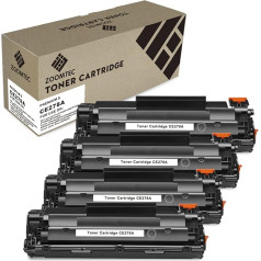 ZOOMTEC CE278A 78A melnā tonera kasetne priekš HP Laserjet M1500 M1536DNF M1537DNF M1538DNF M1538DNF M1539DNF P1566 P1600 P1606DN P1607DN P1608DN P1608DN P1608DN 4