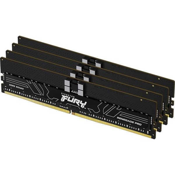 Kingston Fury Renegade Pro XMP 128GB 6800MT/s DDR5 ECC Reg CL34 DIMM (komplekts ar 4 atmiņas moduļiem) - KF568R34RB2K4-128