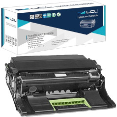 LCL atkārtoti atjaunota bungas 500ZA 500Z 50F0ZA0 50F0Z00 (1 melns), saderīga ar Lexmark MS310d / MS310dn / MX310dn / MX310dn MS410d / MS410dn / MX410de / MS415DN