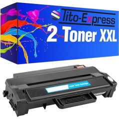 Tito-Express PlatinumSerie 2 Toner-Patronen XXL kompatibel mit Samsung MLT-D103L Schwarz ML-2955 DW ML-2955 FW ML-2955 ND