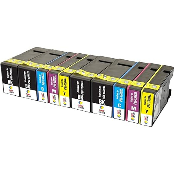 TONER EXPERTE PGI-1500XL 10 XL spausdintuvo kasetės, suderinamos su MAXIFY MB2350 MB2750 MB2755 MB2050 MB2150 MB2155 9182B001 9193B001 9194B001 9195B001 | Didelė talpa