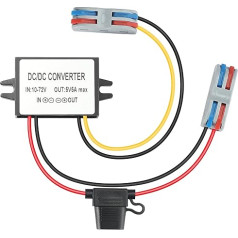 10-72V auf 5V5A Stromwandler, Übertemperatur, Überstromschutz, 2S