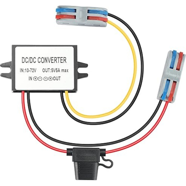 10-72V auf 5V5A Stromwandler, Übertemperatur, Überstromschutz, 2S