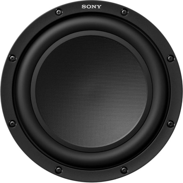 Sony XS-W104GS Pasīvais jaudīgais zemfrekvences skaļrunis ar 1500 W maksimālo jaudu, 25 cm (10 collas), papīra konusa membrāna ar polipropilēna vāciņu, melns