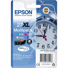 Epson oriģinālās modinātāja 27 tintes kasetnes - WF-3620DWF WF-3640DTWF WF-7110DTWF WF-7620DTWF WF-7610DWF WF-7720DTWF WF-7720DTWF WF-7715DWF WF-7710DWF WF-7210DTW xl