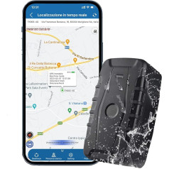 GPS lokators, GPS lokators automašīnām, 240 dienu gaidīšanas laiks, GPS lokators, reāllaika transportlīdzekļu lokators, GPS lokators automašīnām, motocikliem, kravas automašīnām (20000 mAh)