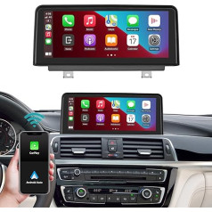 Ninetom 12,3 collu autoradio, CarPlay/Android Car/Mirrorlink/GPS 2013-2016 BMW NBT 3. sērijas F30/F31/F34/F35 4. sērijas F32/F33/F36 auto radio ar skārienjūtīgo ekrānu, GPS navigācija automašīnai, iebūvēts DSP