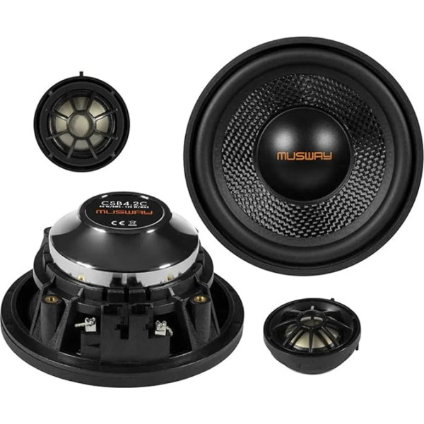 Musway CSB4.2C 10 cm skaļrunis ar 120 W (RMS: 60 W) BMW E, F, G automašīnām