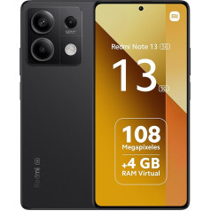 Xiaomi Redmi Note 13 5G, Dual, 128GB, 6GB RAM, grafīta melns