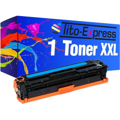 Tito-Express toneris XL Cyan priekš HP CE321A 128A Laserjet CP1525 Laserjet Pro CP1525 CM1415FN