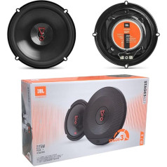 JBL STAGE3 627 2 skaļruņi koaksiālie 2 Way 6,5 collas 16,00 cm 160 mm 45 W RMS 225 W Max Impedance 3 Ohm 92 dB SPL Automobiļu pāri