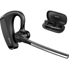 Conambo Headset mit Mikrofon Bluetooth K10C,Bluetooth Headset V5.2 with 18 Std Sprechzeit,Freisprechanlage Bluetooth Ohr mit CVC8.0 und ENC Rauschunterdrückung - für Handy Business Trucker Büro