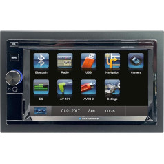 Blaupunkt Santa Cruz 370 DAB, 2-DIN automobilinė multimedija, 6,2 Zoll jutiklinis ekranas, navigacinė įranga (programinė įranga įsigyjama atskirai), 