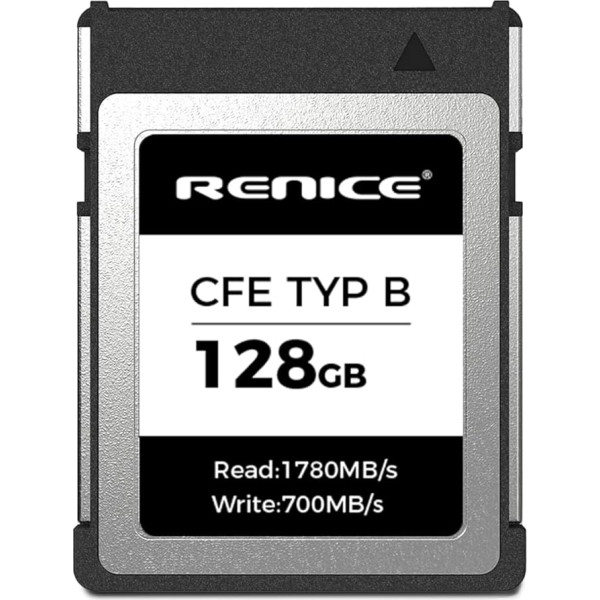 RENICE 128GB CFexpress Typ B Karte Kamera Speicherkarten NVMe PCIe 3.0 TLC Flash Memory Card Max. Lesen 1780MB/s