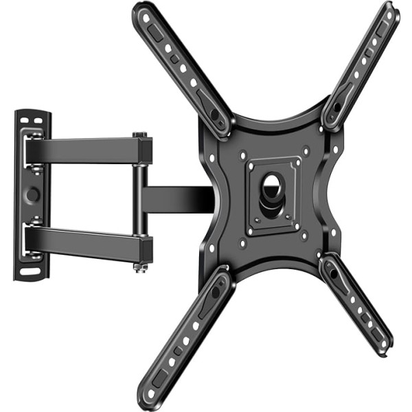 KOPBTBOY TV Wall Mount, Swivelling Tilting TV Mount, Universal VESA Wall Mount TV for 14-60 Inch Flat & Curved TVs or Monitors up to 25 kg, Max. VESA 400 x 400