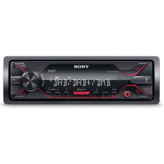 Sony DAB+ autoradio DSX-A310DAB mit USB, FM/AM, AUX (rote Beleuchtung), ohne DAB+ Antenne