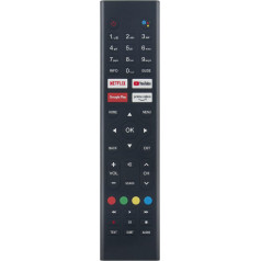 KT1946 Replacement Remote Control for JVC Cello ZG0234 ZK4-G0205 C5020G / C5020G4K ZK4G0205 Cello C3220G Cello ZRTG0242 C2420G C3220G C4020G C43 20G C6 2520RTS4K L32AHE19 L43AFE20 ZG0204 RS43F3-UK
