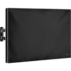 Outdoor TV 22-24 Inch Cover Weatherproof and Waterproof TV Flat Screen Outdoor TV Protective Housing Fully Covered from Below