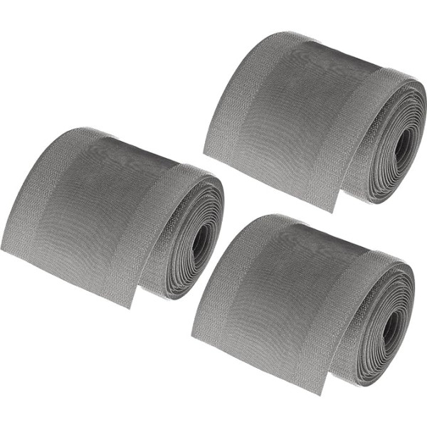 sourcing map Pack of 3 Cable Grip Strip Floor Cable Cover Protection Cable Protector Cable Management 3 m garums 3,9 collu platums Grey