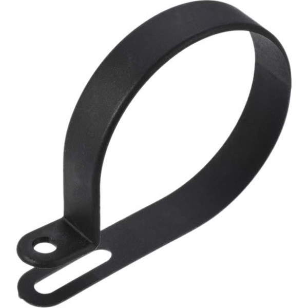 Kabeļu klipu turētājs R-Type Clip Closure 50mm mājas biroja kabeļu vadībai (melns) 20 Pack