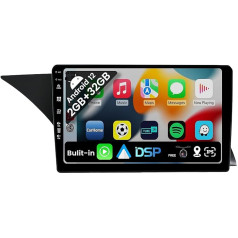 BXLIYER Android 12 IPS Auto Radio piemērots Toyota Yaris GRMN (2011-2018) - Iebūvēts CarPlay Android Car - Bezmaksas kamera - 2G + 32G - 9 collu 2 DIN - DSP DAB stūres vadības stūres WiFi Fast Boot 4G BT