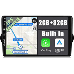 YUN TX Android 12 Auto radio Fiat Tipo Aegea Egea 2015-2017-2 DIN [Integrēts bezvadu CarPlay/Android Car/GPS]-9 collu IPS 2.5D skārienjūtīgais ekrāns Bezmaksas kamera DAB/Stūresrats