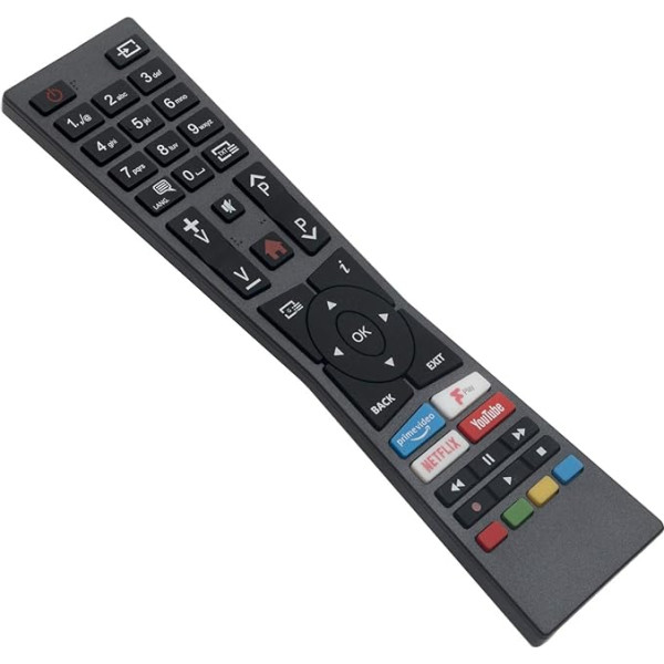 ALLIMITY RM-C3338 Remote Control Replaces JVC Smart 4K UHD TV with YouTube Netflix Fplay Buttons LT-24C680 LT-24C681 LT-24C685 LT-24C686 LT-32C690 LT-32C691 LT-32C695