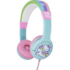 OTL Technologies HK0760 Bērnu austiņas - Hello Kitty Rainbow vadu austiņas vecumam no 3 līdz 7 gadiem