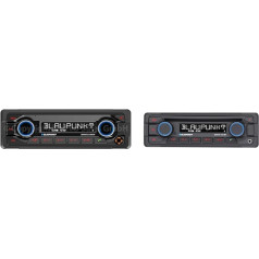 Blaupunkt Denver 212 DAB BT | 1-DIN, DAB+, Bluetooth Handsfree, 12 V, izturīgs dizains, neliels uzstādīšanas dziļums & 1-DIN, Bluetooth Handsfree, 12 V, izturīgs dizains DOHA112BT