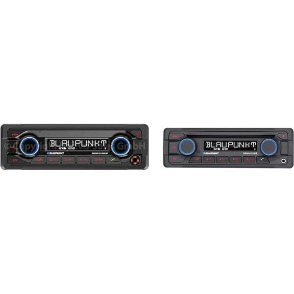 Blaupunkt Denver 212 DAB BT | 1-DIN, DAB+, Bluetooth Handsfree, 12 V, izturīgs dizains, neliels uzstādīšanas dziļums & 1-DIN, Bluetooth Handsfree, 12 V, izturīgs dizains DOHA112BT