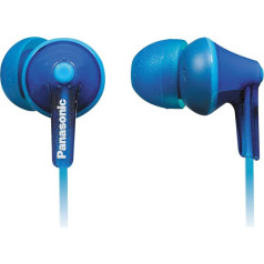 Panasonic RP-TCM125E-A In-Ear Kopfhörer (Mikrofon, kontrolieris, 10-24.000 Hz, 1,2 m kabelis) melns (melns)