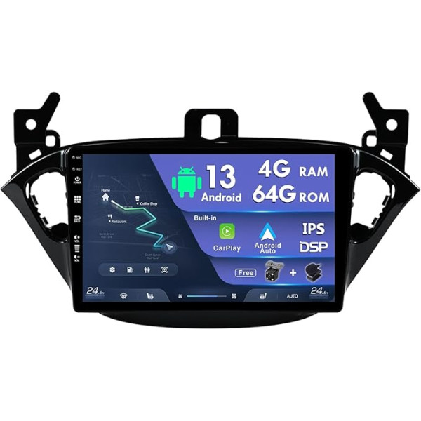 2 Din Android 12 autoradio Opel Corsa E 2015-2019/Adam 2013-2016 - BEZMAKSAS kamera - (4G + 64G) - 9