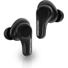 ONESONIC MXS-HD1 trokšņu slāpēšanas austiņas, pielāgojami silikona uzgaļi, augstas izšķirtspējas audio, 5 stundu atskaņošanas laiks, Bluetooth 5.0, IPX4, izturīgas pret sviedriem un šļakstiem