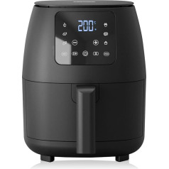 Tristar Mini Digital Hot Air Fryer - Oil-Free - 6 Cooking Programmes - Non-Stick Coating - Adjustable Thermostat - 2L - 1500W - FR-9015