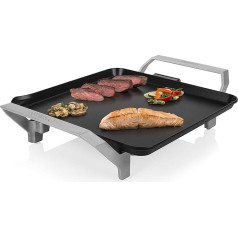 Princess 103090 Table Chef Premium Compact Square Teppanyaki mini grils līdz 2 personām, 1500 W, 1500 W, melns